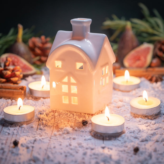Small House Tea Light Gift Set