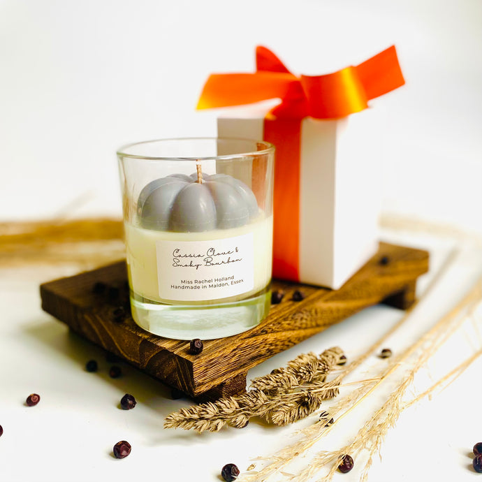 Cassia Clove & Smoky Bourbon Pumpkin Candle