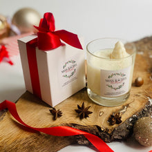 Load image into Gallery viewer, Fig &amp; Snow Tree Christmas Candle – Gift Boxed | 30cl