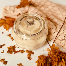 Load image into Gallery viewer, Autumn Pumpkin Three Wick Candle – Clear