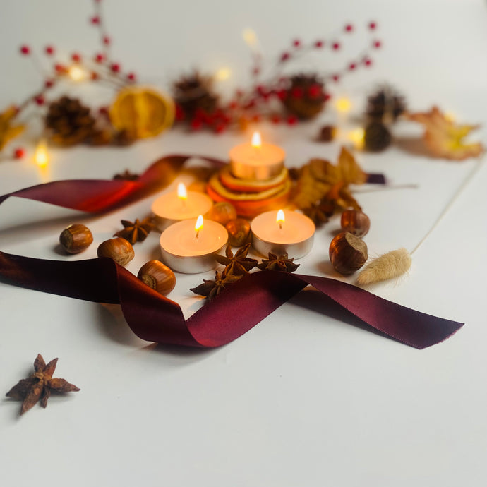 Autumn Winter Fragranced Soy Tea Lights