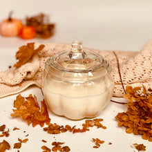Load image into Gallery viewer, Autumn Pumpkin Three Wick Candle – Clear