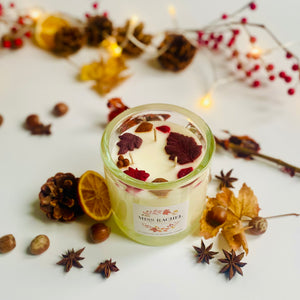 Autumn Leaves Three Wick Candle