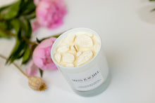 Load image into Gallery viewer, Pink Peony &amp; Blush Suede Botanical Candle