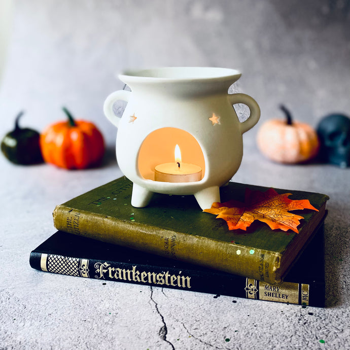 White Cauldron Wax Melt Burner