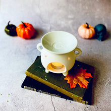 Load image into Gallery viewer, White Cauldron Wax Melt Burner
