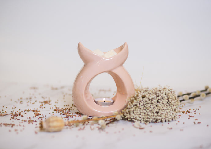 Blush Twist Shape Wax Melt Burner